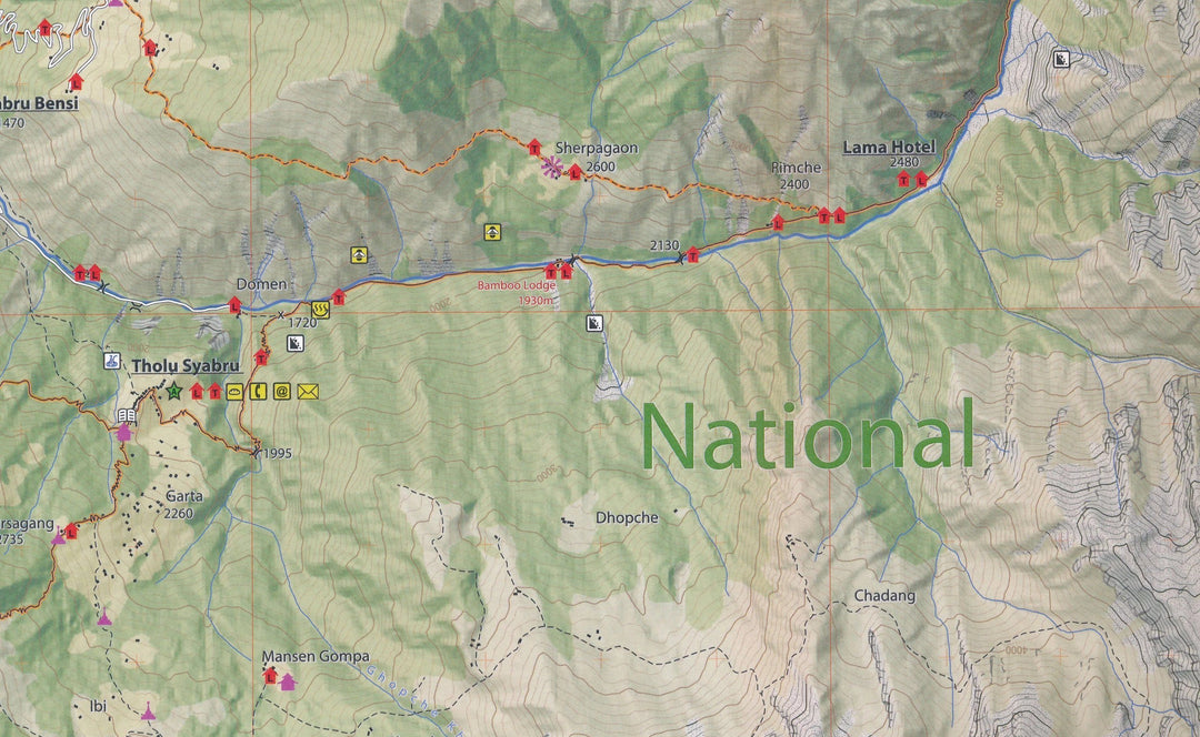 Carte de randonnée n° 12 - Langtang (Népal) | Nelles Verlag carte pliée Nelles Verlag 