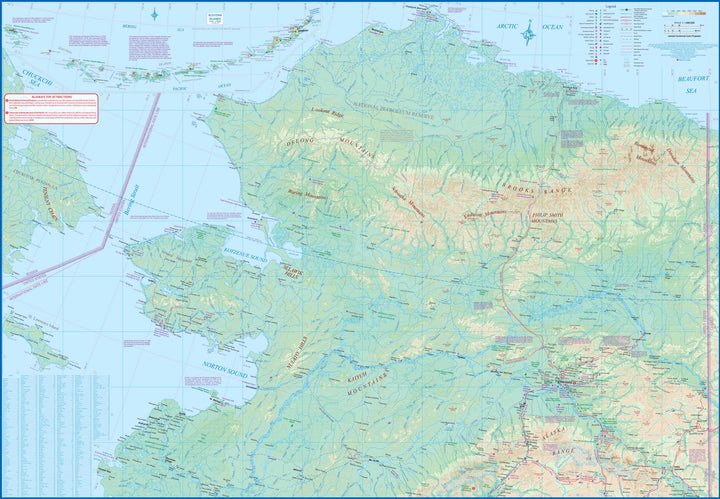 Carte de voyage - Alaska | ITM carte pliée ITM 