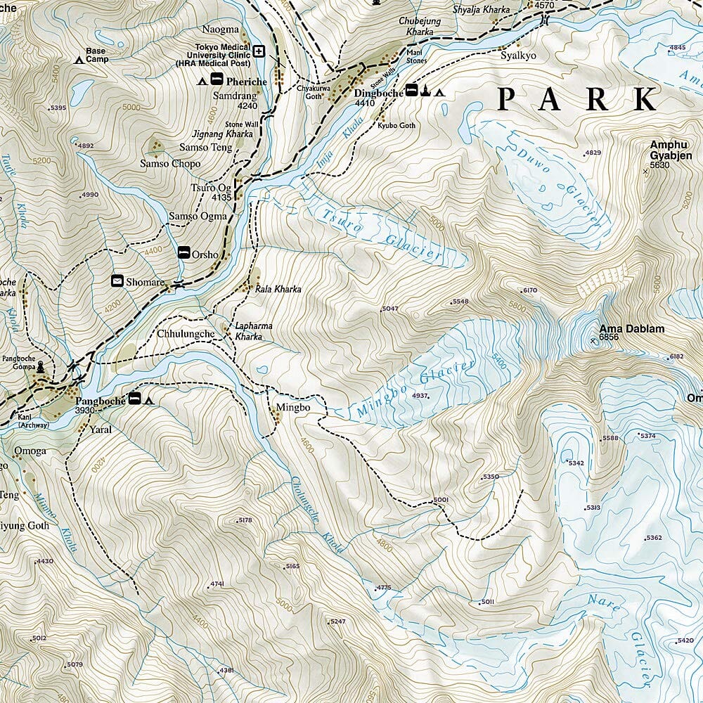 Carte de voyage n° 3001 - Camp de base de l’Everest (Népal) | National Geographic carte pliée National Geographic 