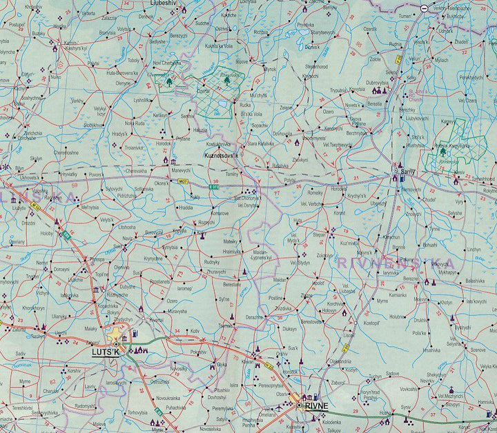 Carte de voyage - Ukraine & Moldavie | ITM carte pliée ITM 