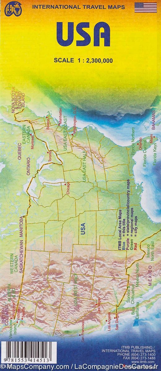 Carte routière plastifiée - France  Express Map – La Compagnie des Cartes  - Le voyage et la randonnée