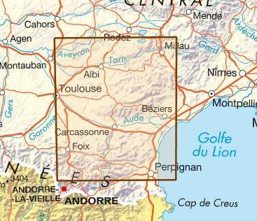 Carte départementale D11-81 - Aude & Tarn | IGN carte pliée IGN 