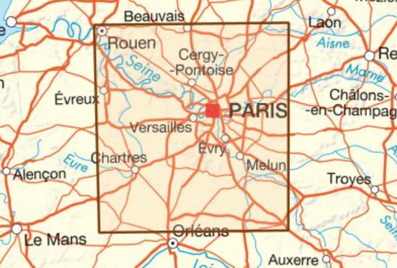 Carte IGN, France Sud-Ouest Plastifiée 2022
