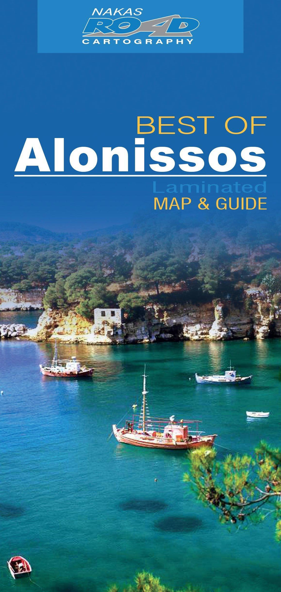 Carte détaillée - Alonissos | Road Editions - Best Of carte pliée Road Editions 