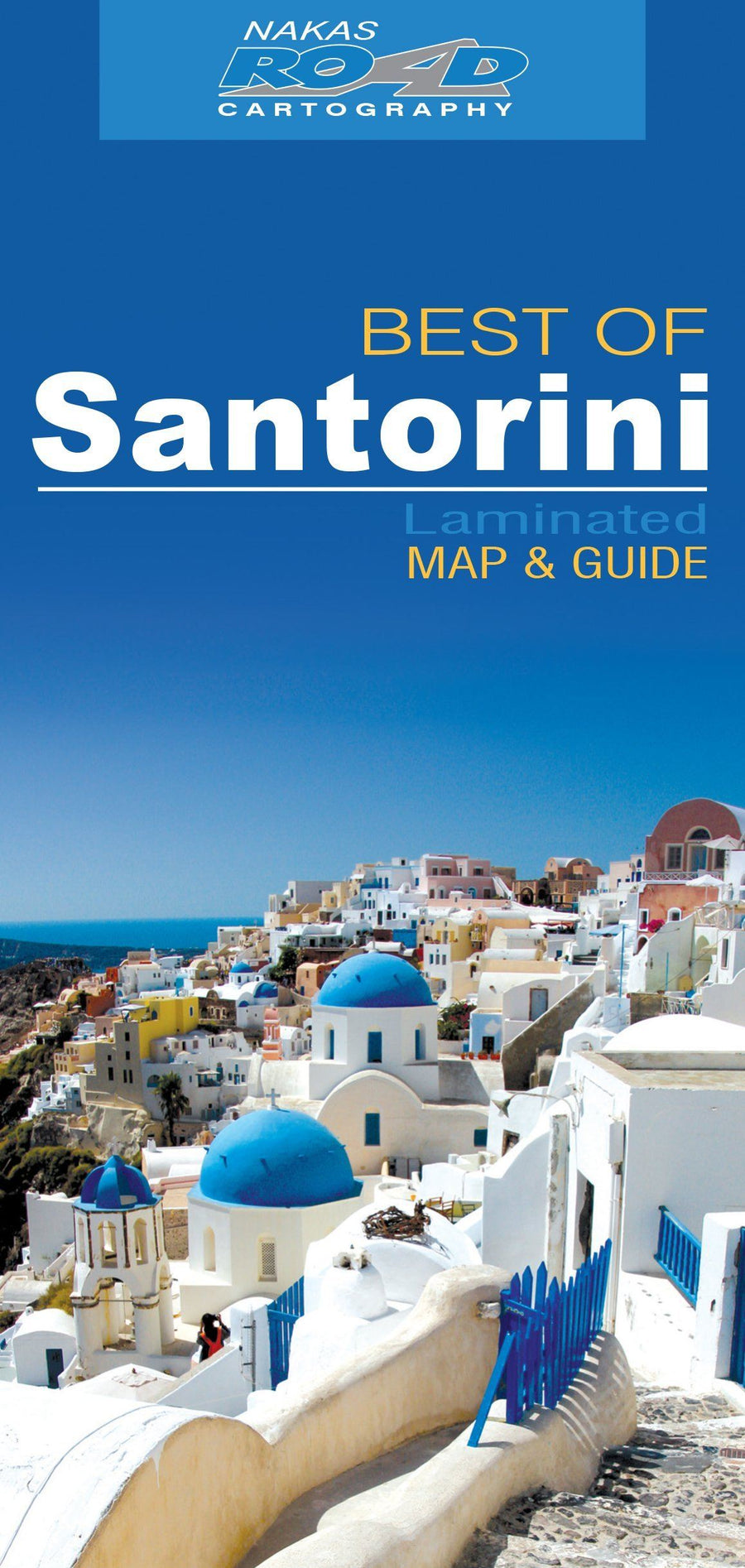 Carte détaillée - Santorin | Road Editions - Best Of carte pliée Road Editions 