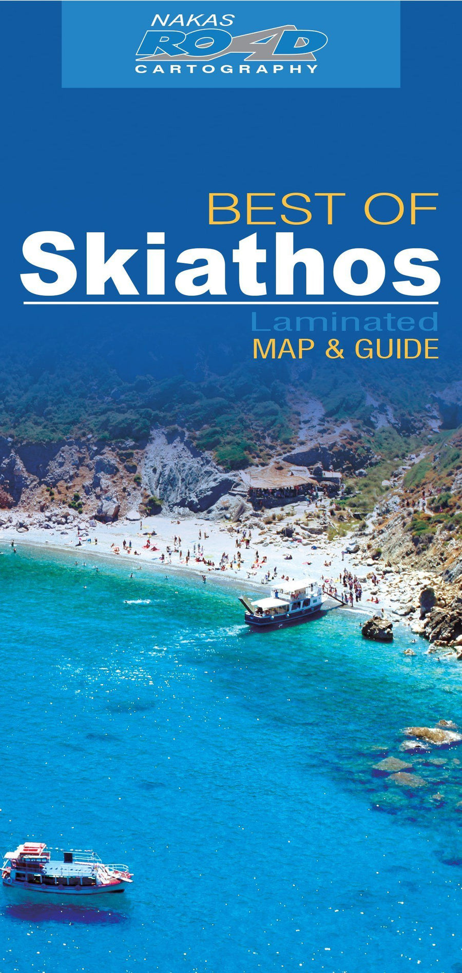 Carte détaillée - Skiathos | Road Editions - Best Of carte pliée Road Editions 