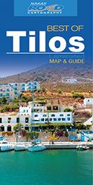 Carte détaillée - Tilos | Road Editions - Best Of carte pliée Road Editions 