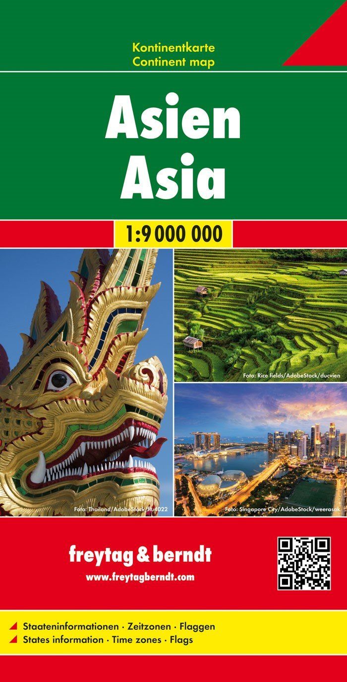 Carte générale - Asie | Freytag & Berndt carte pliée Freytag & Berndt 