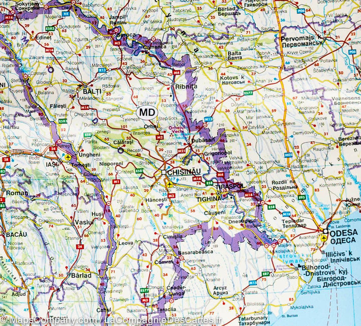 Carte routière - Balkans & Europe du sud-est | Freytag & Berndt carte pliée Freytag & Berndt 