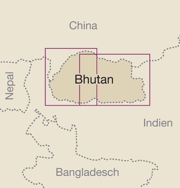 Carte routière - Bhoutan | Reise Know How carte pliée Reise Know-How 