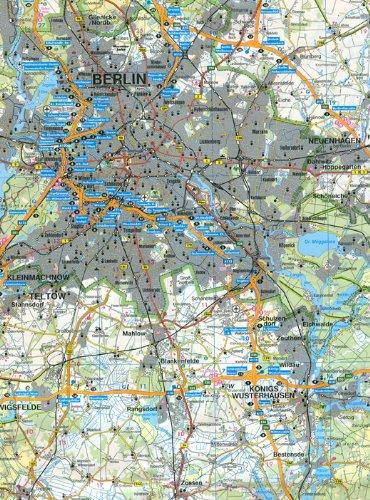 Carte routière - Brandebourg-Berlin | Freytag & Berndt carte pliée Freytag & Berndt 