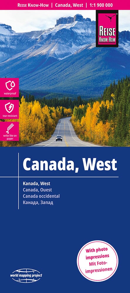 Carte routière - Canada Ouest | Reise Know How carte pliée Reise Know-How 