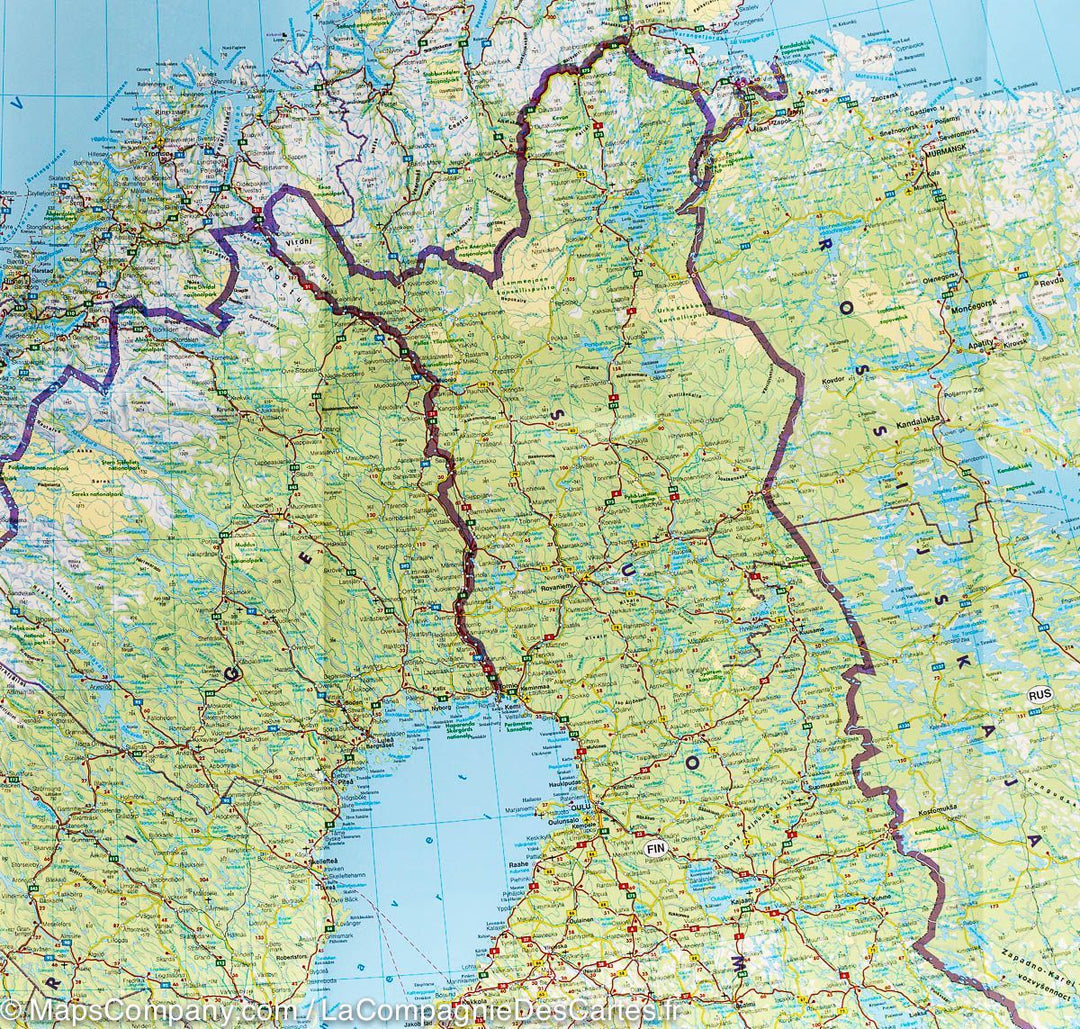 Carte routière - Europe du Nord et Scandinavie | Freytag & Berndt carte pliée Freytag & Berndt 