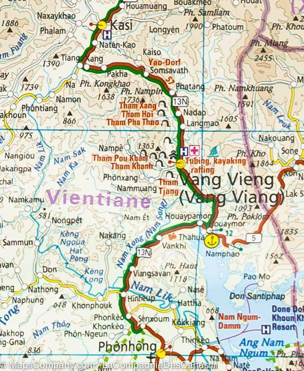 Carte routière - Indochine (Vietnam, Laos, Cambodge) | Reise Know How carte pliée Reise Know-How 