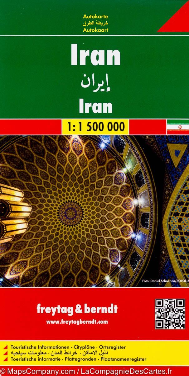 Carte routière - Iran | Freytag & Berndt carte pliée Freytag & Berndt 