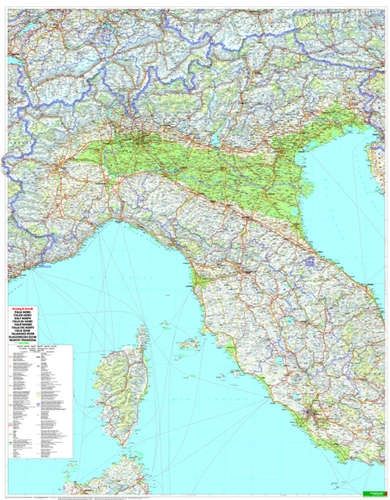 Carte routière - Italie | Freytag & Berndt carte pliée Freytag & Berndt 