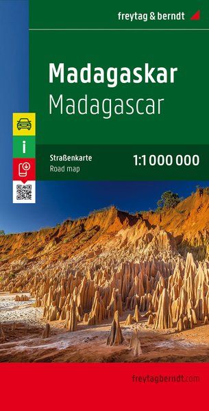 Carte routière - Madagascar | Freytag & Berndt carte pliée Freytag & Berndt 
