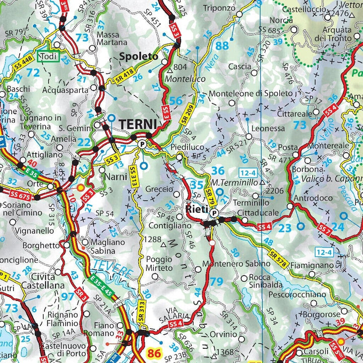 Carte routière n° 735 - Italie 2022 | Michelin carte pliée Michelin 