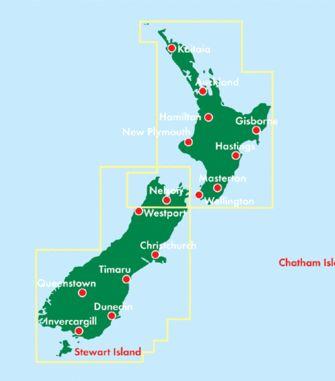 Carte routière - Nouvelle Zélande | Freytag & Berndt carte pliée Freytag & Berndt 