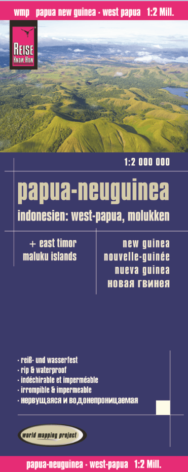 Carte routière - Papouasie-Nouvelle Guinée & Papousie Ouest & Moluques (Indonésie) | Reise Know How carte pliée Reise Know-How 