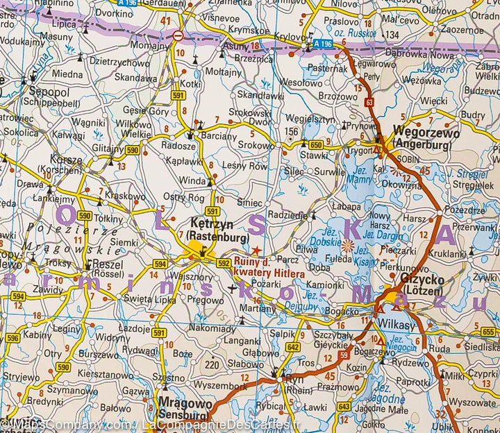 Carte routière - Pays Baltes | Reise Know How carte pliée Reise Know-How 