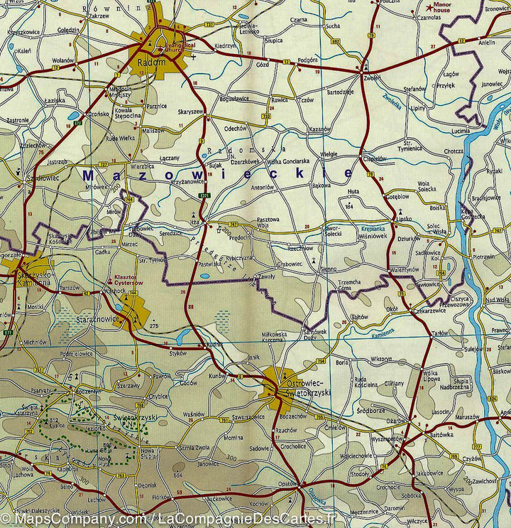 Carte routière - Pologne Sud | Reise Know How carte pliée Reise Know-How 