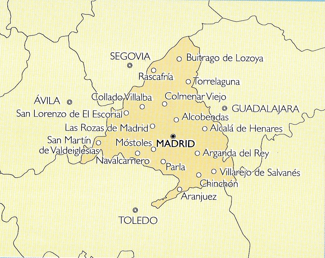 Carte routière provinciale - Madrid, n° 30 | CNIG carte pliée CNIG 