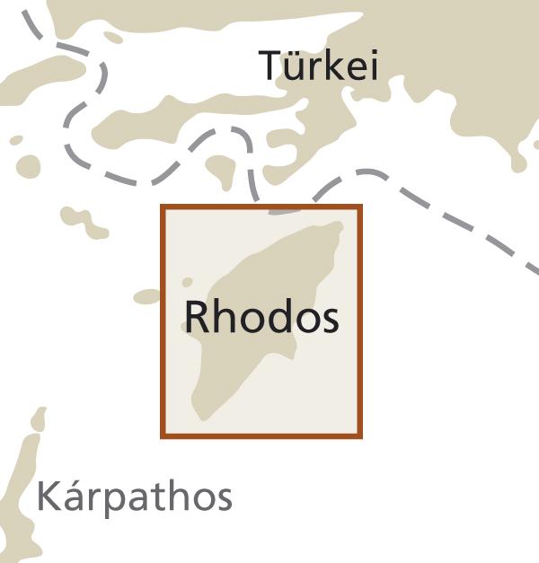 Carte routière - Rhodes | Reise Know How carte pliée Reise Know-How 