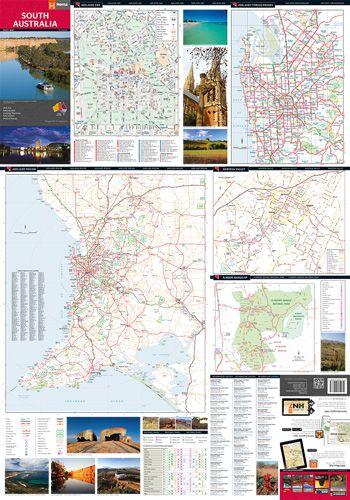 Carte routière - Sud de l'Australie | Hema Maps carte pliée Hema Maps 