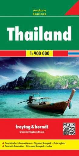 Carte routière de la Thailande | Freytag &#038; Berndt - La Compagnie des Cartes