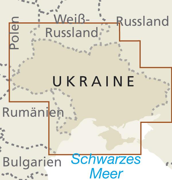 Carte routière - Ukraine | Reise Know How carte pliée Reise Know-How 