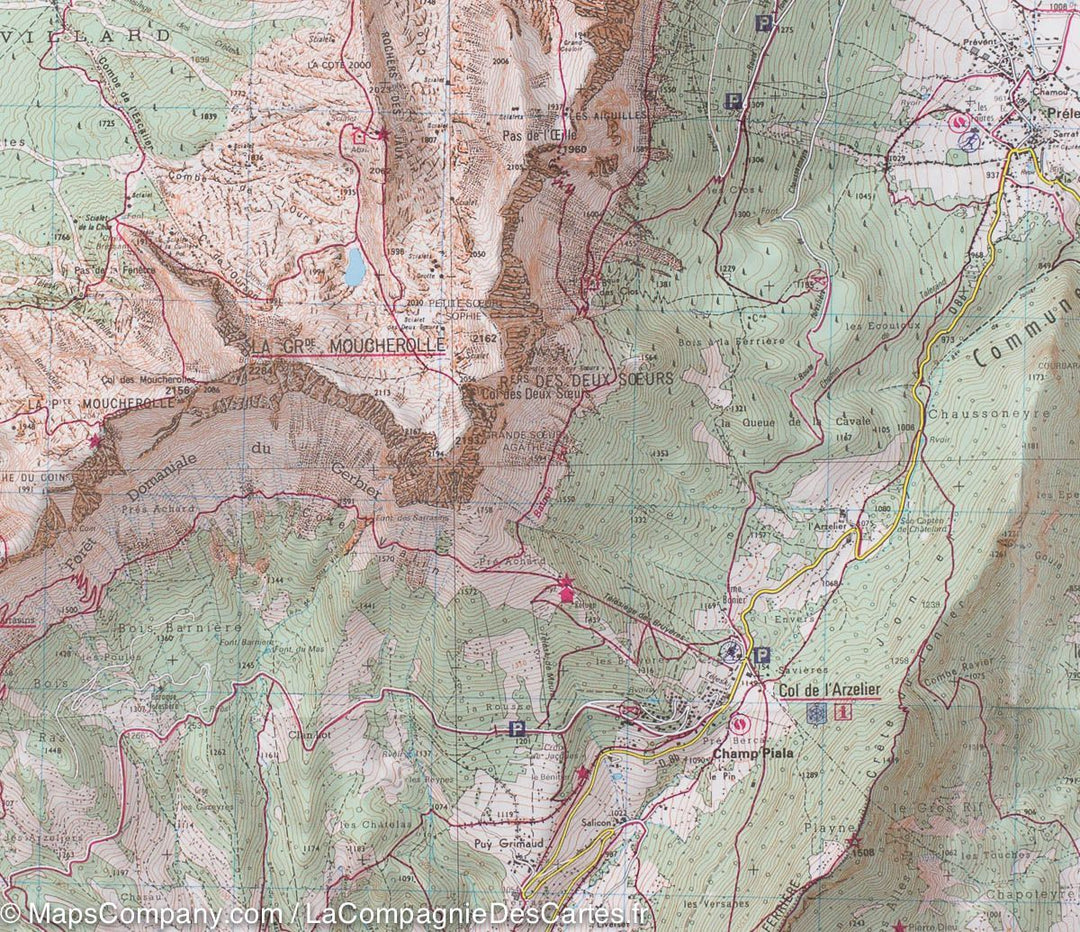 Carte TOP 25 n° 3236 OTR (résistante) - Villard-de-Lans, Mont Aiguille (PN du Vercors, Alpes) | IGN carte pliée IGN 