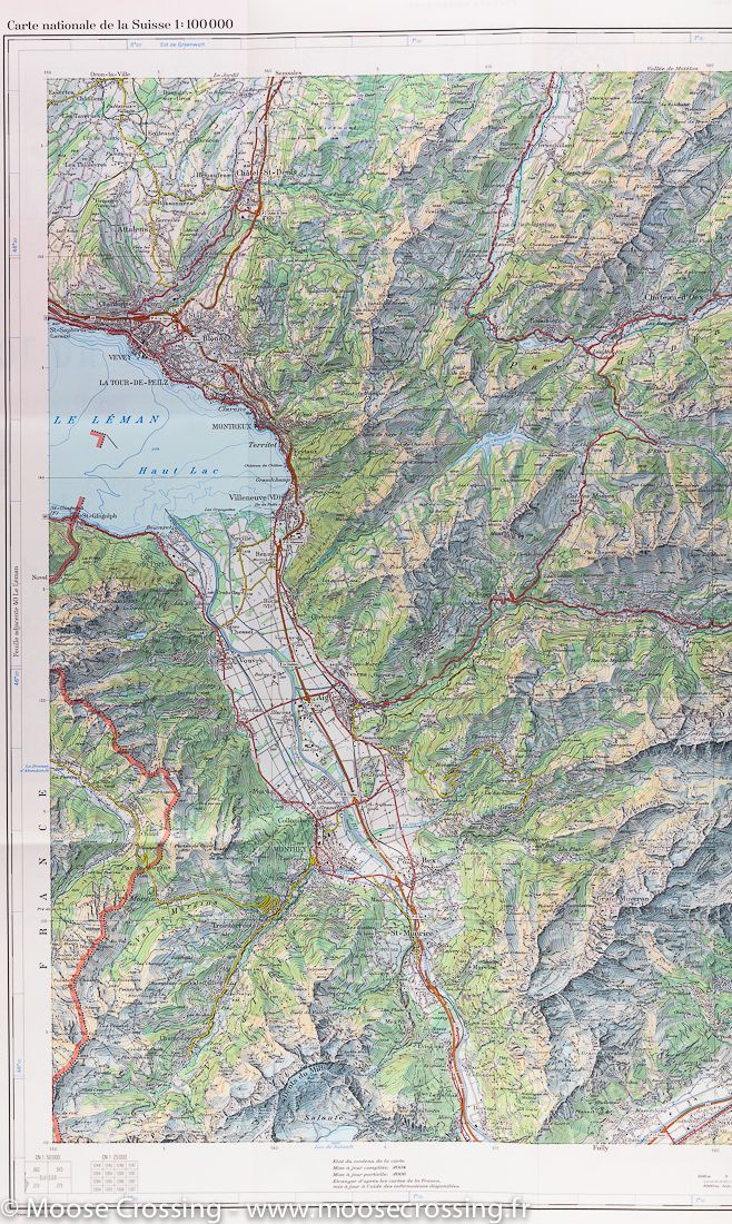 Carte du Col du Pillon (Suisse) | Swisstopo - La Compagnie des Cartes