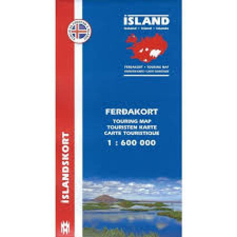 Iceland Touring Map | Mal og menning Road Map 