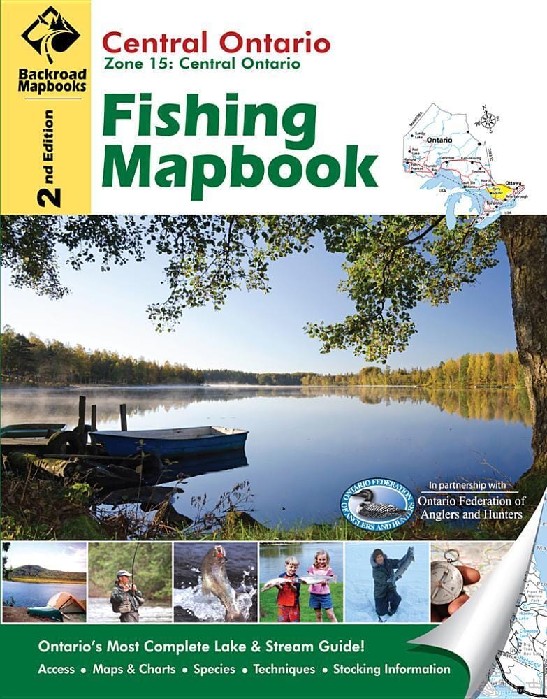 Central Ontario Fishing Mapbook | Backroads Mapbooks Atlas 