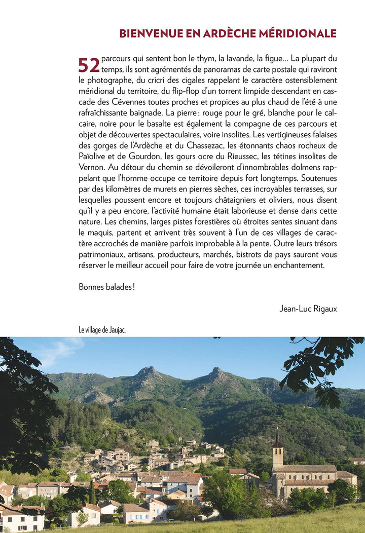 Guide de balades - Ardèche méridionale, 52 balades en famille | Glénat - P'tit Crapahut guide de randonnée Glénat 