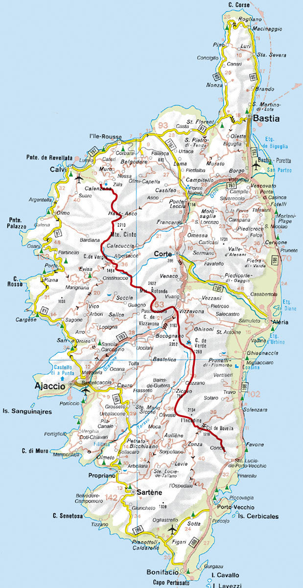 Guide de randonnée - Corse : GR 20 | Rother guide de randonnée Rother 