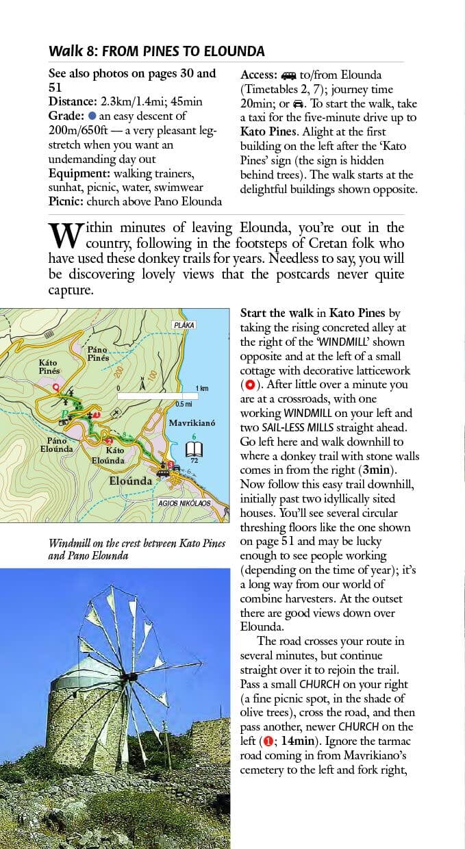 Guide de randonnées (en anglais) - Crete Eastern | Sunflower guide de randonnée Sunflower 