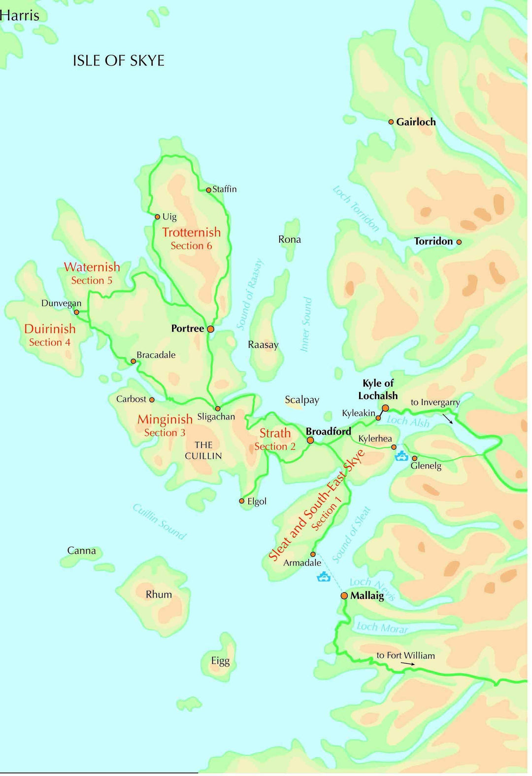 Guide de randonnées (en anglais) - Isle of Skye walker's guide over 80 walks & scrambles | Cicerone guide de randonnée Cicerone 