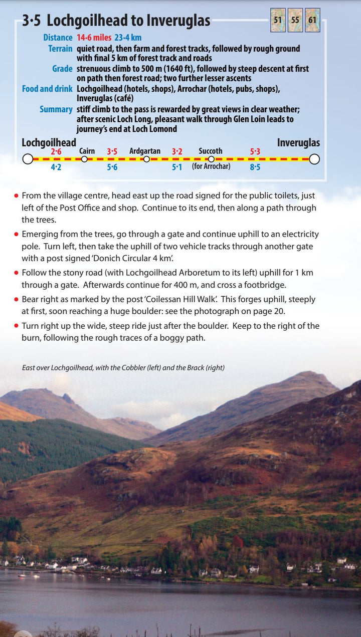 Guide de randonnées (en anglais) - Loch Lomond & Cowal Way | Rucksack Readers guide de voyage Rucksack Readers 