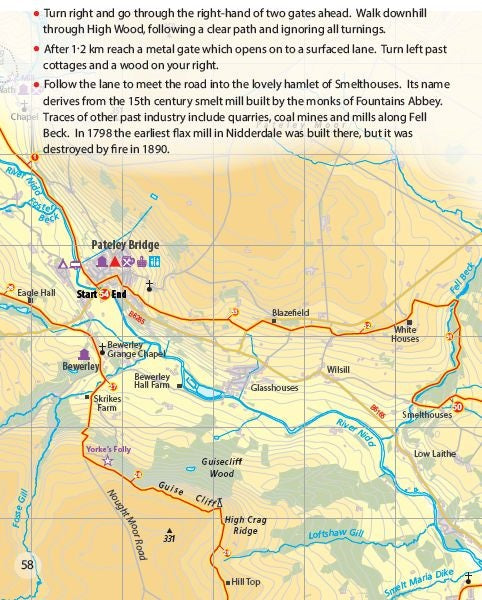 Guide de randonnées (en anglais) - Nidderdale Way | Rucksack Readers guide de voyage Rucksack Readers 