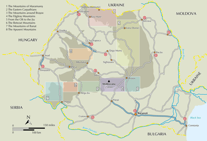 Guide de randonnées (en anglais) - Romania mountains | Cicerone guide de randonnée Cicerone 