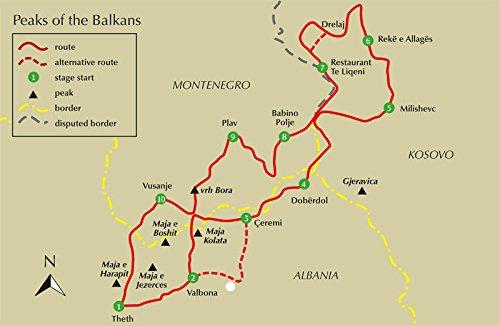 Guide de randonnées (en anglais) - The Peaks of the Balkans Trail: Montenegro, Albania and Kosovo | Cicerone guide de randonnée Cicerone 
