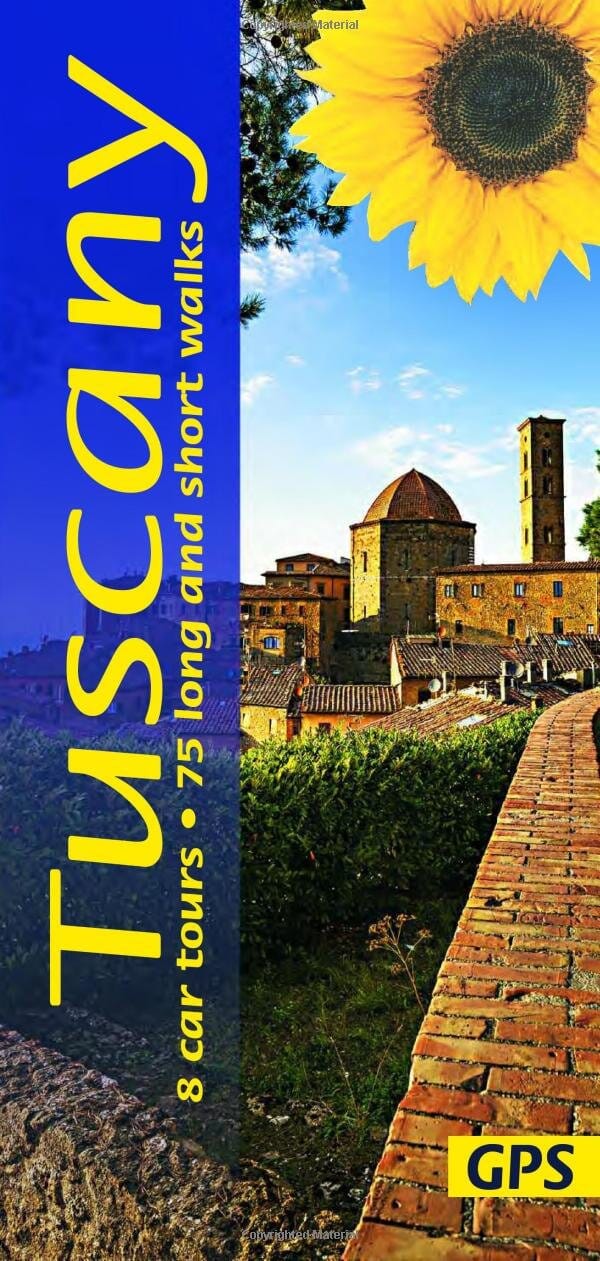 Guide de randonnées (en anglais) - Tuscany | Sunflower guide petit format Sunflower 