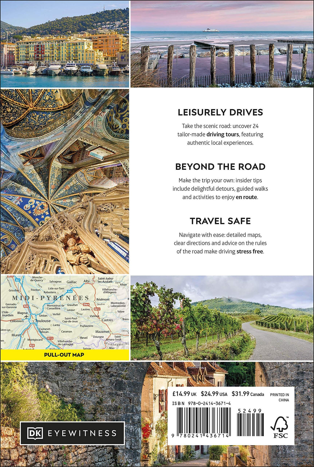 Guide de road trip (en anglais) - France | Eyewitness guide de voyage Eyewitness 