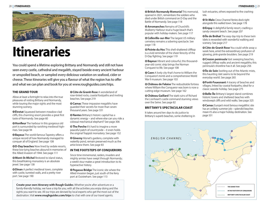Guide de voyage (en anglais) - Brittany & Normandy | Rough Guides guide de voyage Rough Guides 
