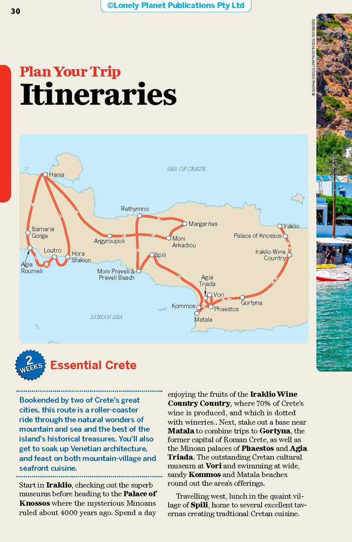 Guide de voyage (en anglais) - Crete | Lonely Planet guide de voyage Lonely Planet 