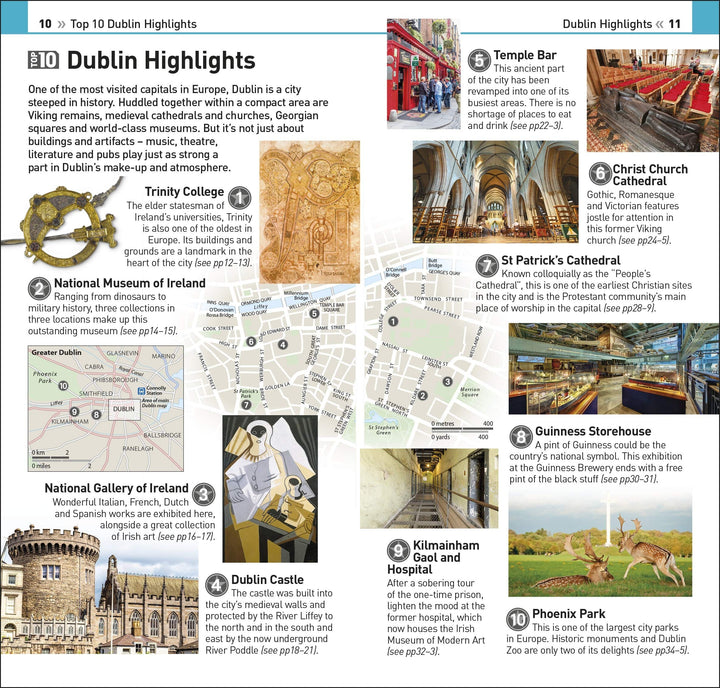 Guide de voyage (en anglais) - Dublin Top 10 | Eyewitness guide petit format Eyewitness 