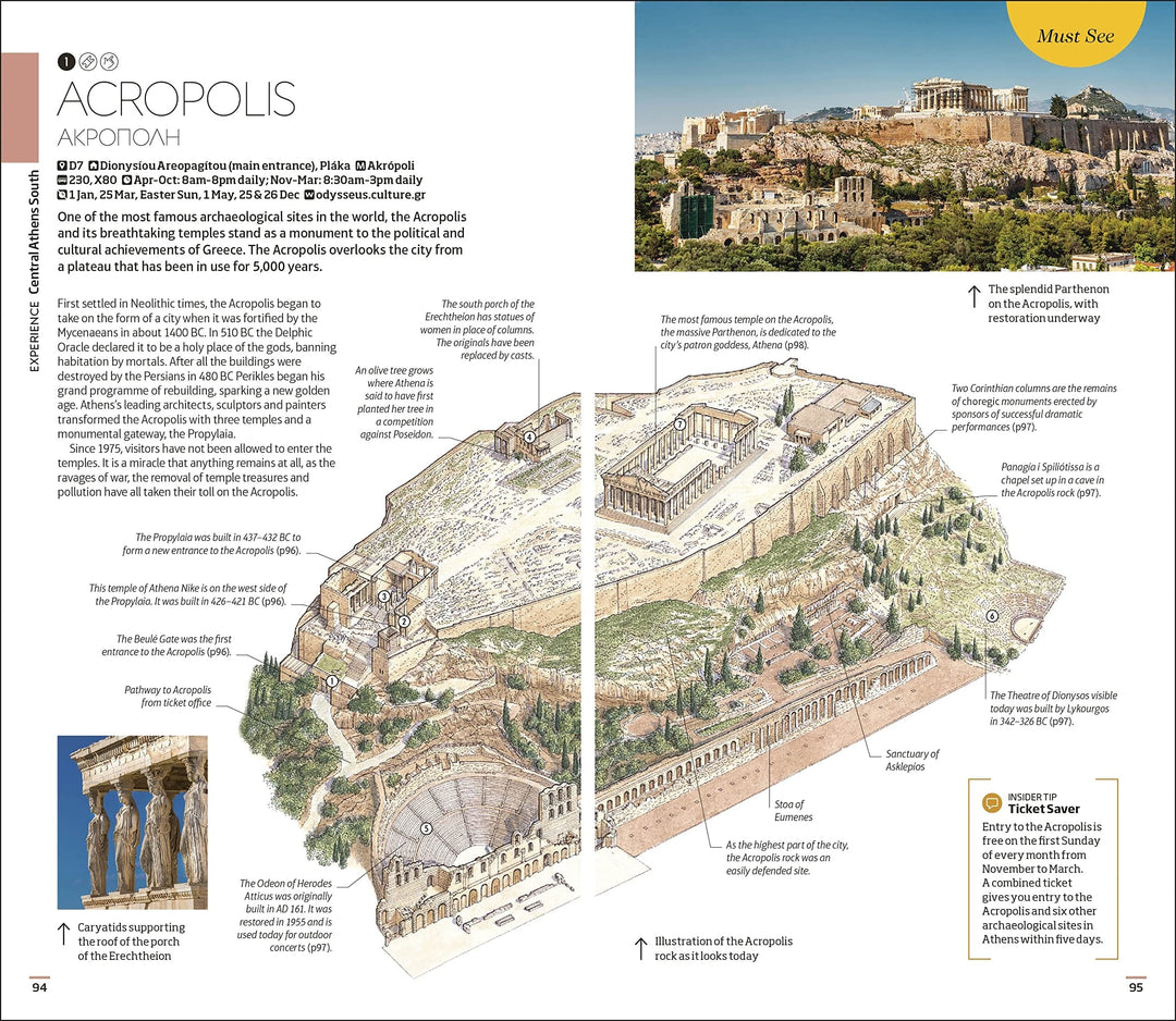 Guide de voyage (en anglais) - Greece Athens & Mainland | Eyewitness guide de voyage Eyewitness 
