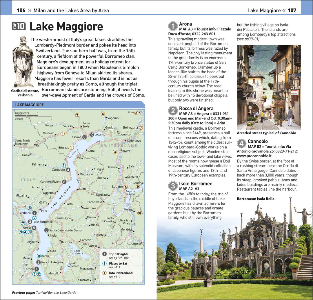 Guide de voyage (en anglais) - Milan & the lakes Top 10 | Eyewitness guide petit format Eyewitness 
